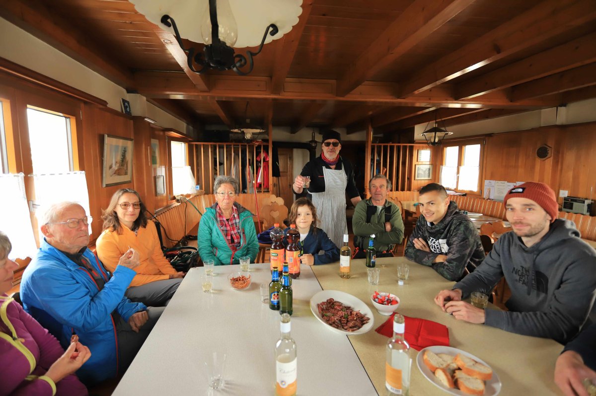 Apéro dans une ambiance magnifique