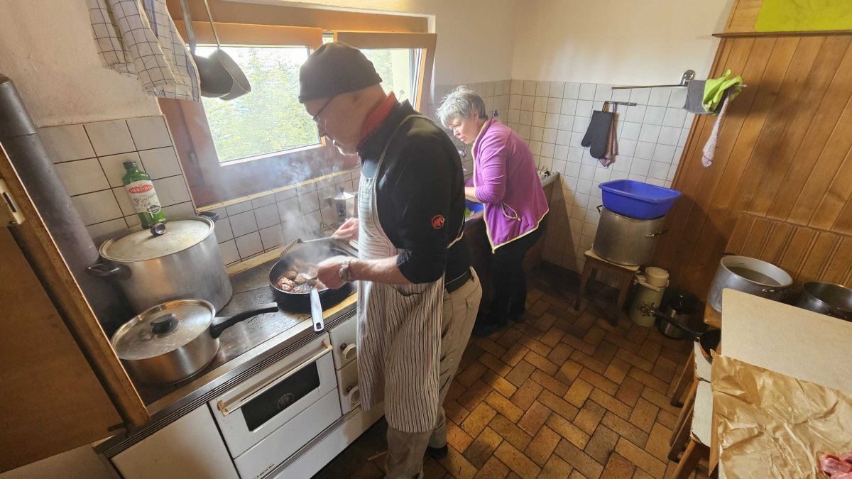 Les cuistos en action