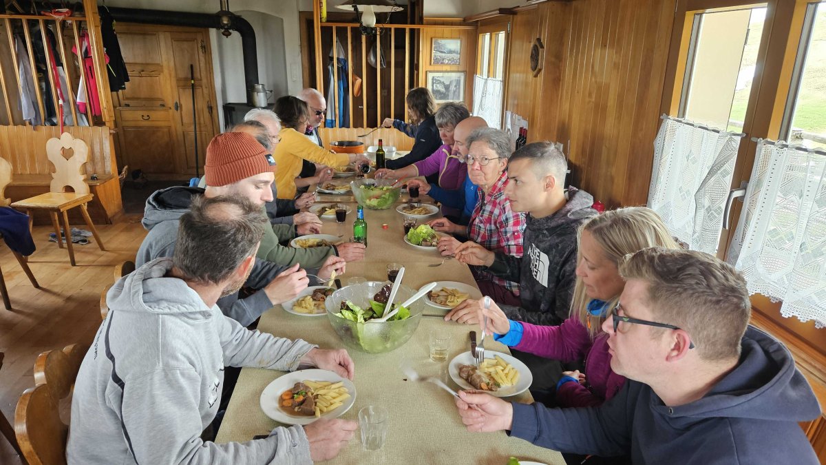 Dîner délicieux préparé par Franz et Marlyse